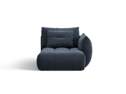 Bloom — Chaise Longue (112x152x97 cm) Navy Blue (Wind 77) Right