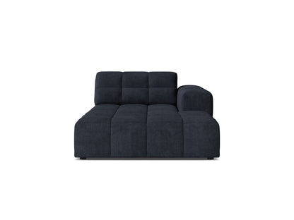 Jennifer — Chaise Longue (108x167x78 cm) Navy Blue (Eden 16 Deep Blue) Right