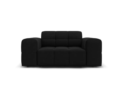 Chicago — Armchair Black (Bluvel 19) Black Plastic