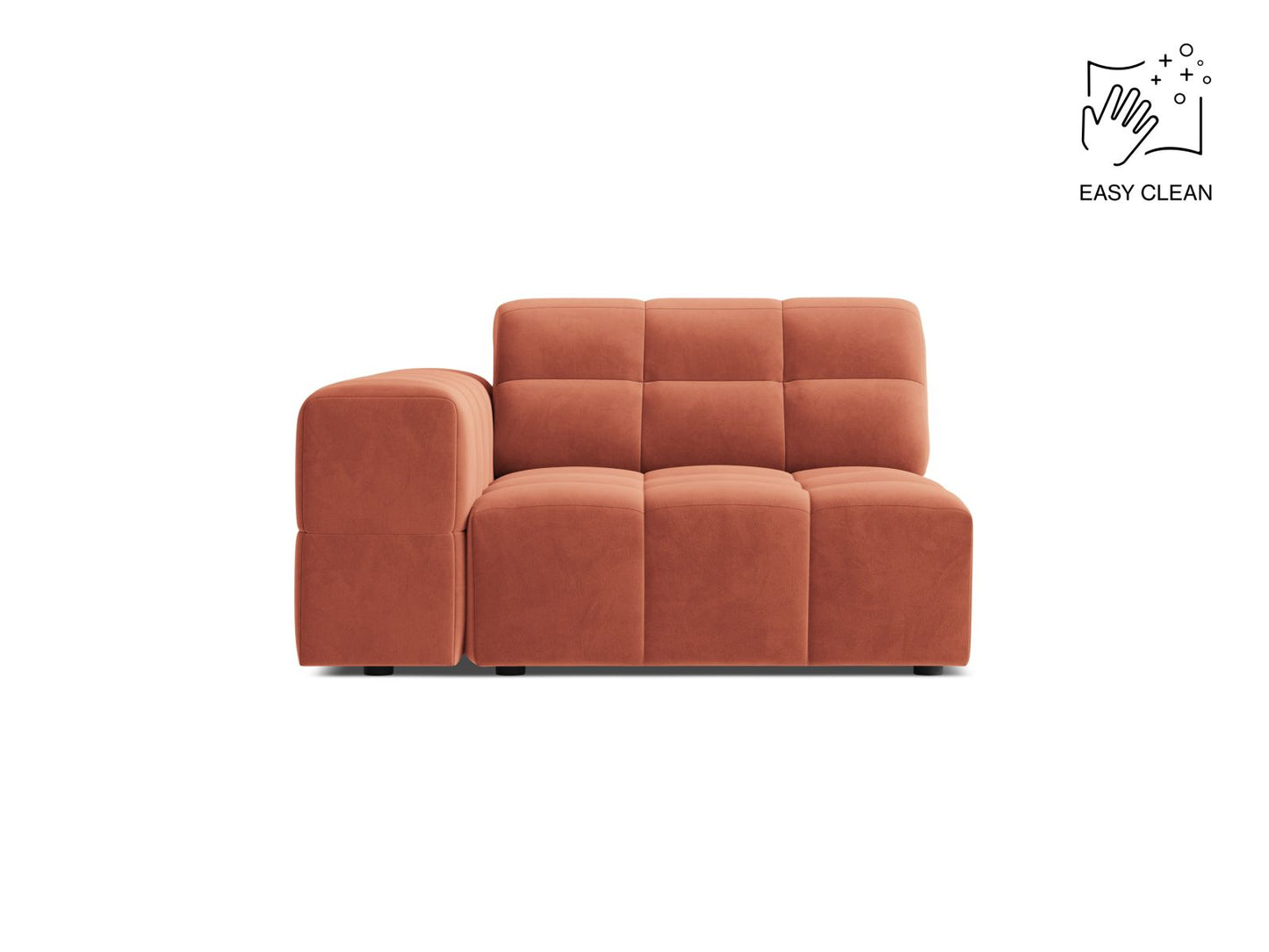 Jennifer — Modular Sofa (106x102x78 cm) Coral (Venus 2933) Left