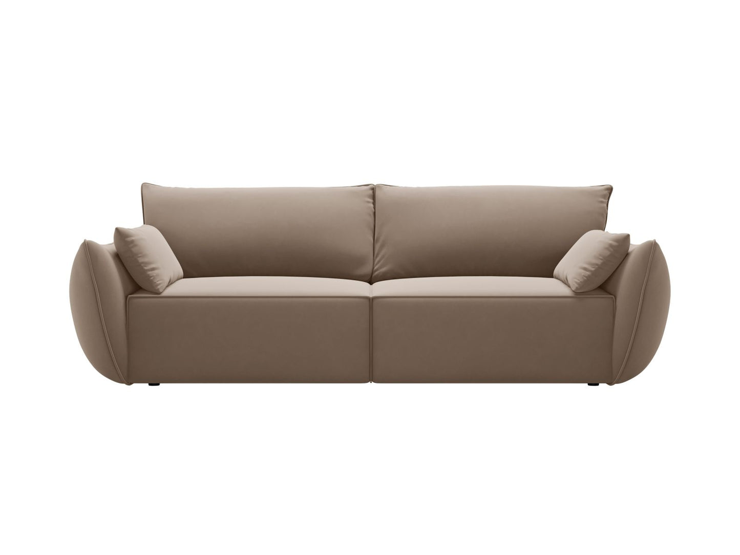 Kaelle — Sofa (244x97x91 cm) Cappuccino (Bluvel 40)
