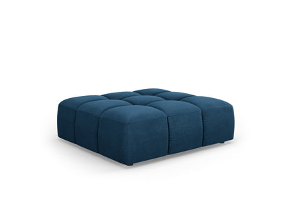 Moritz — Pouf Royal Blue (Rebel 12) Black Plastic