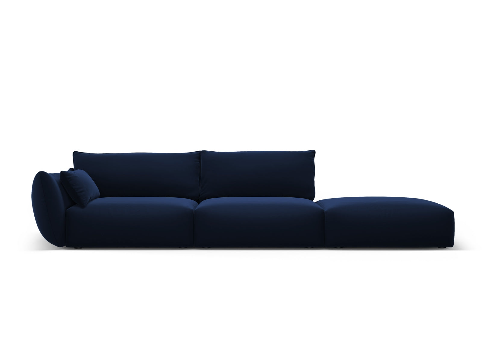 Matera — Diivan Royal Blue (Salvador 5) Must plastik paremal