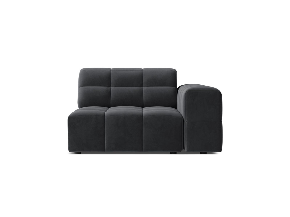 Jennifer — Modular Sofa (106x102x78 cm) Grey (Bluvel 14) Right