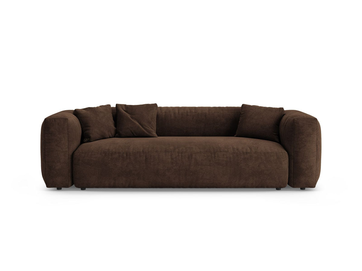 Martina — Sofa Chocolate (Vogue 6) Black Plastic