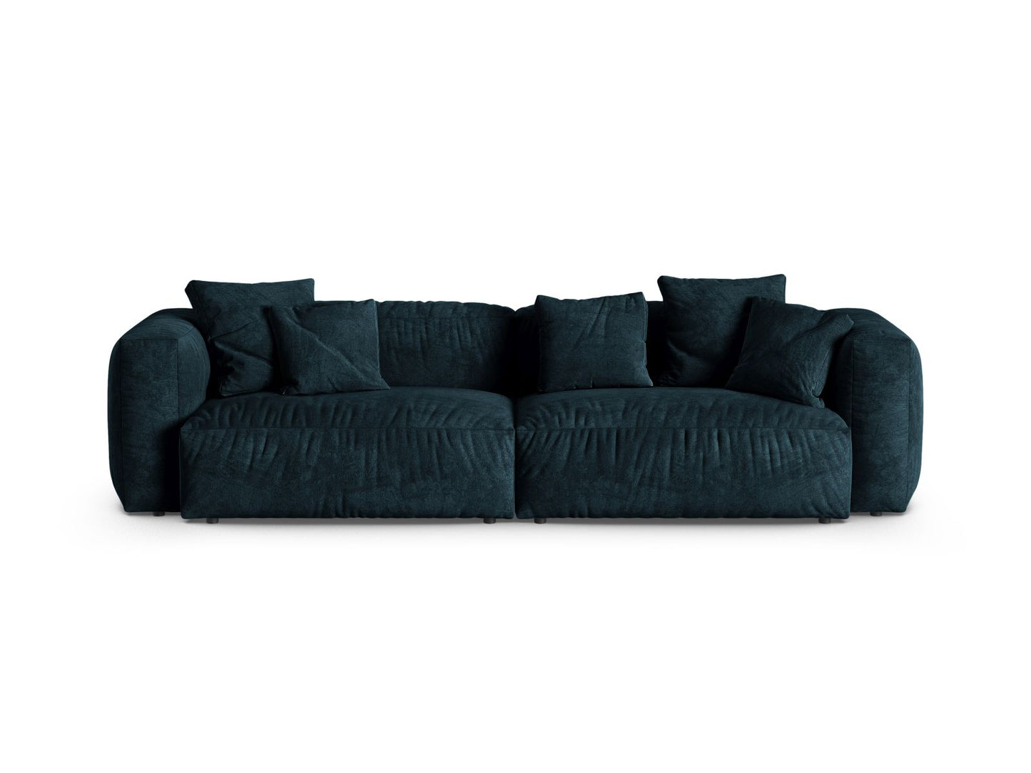 Martina — Sofa Deep Petrol (Vogue 13) Black Plastic