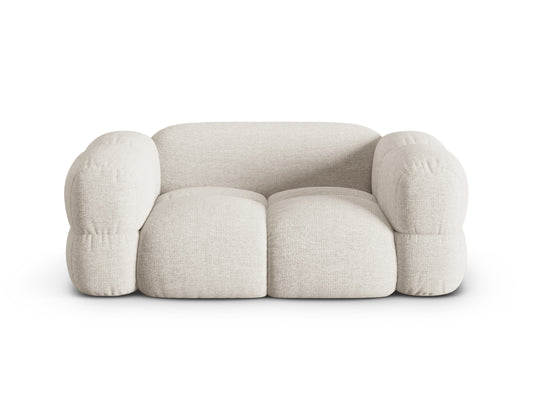 Loretto — Sofa Beige (Sorella 03) Black Plastic