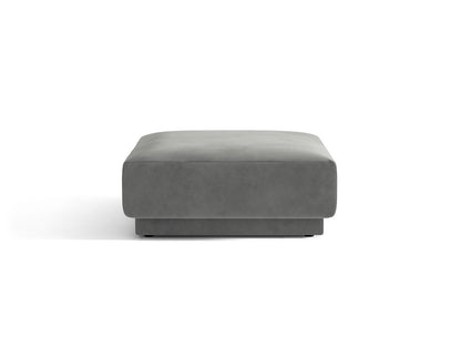 Miley — Pouf Light Grey (Venus 2929) Black Plastic