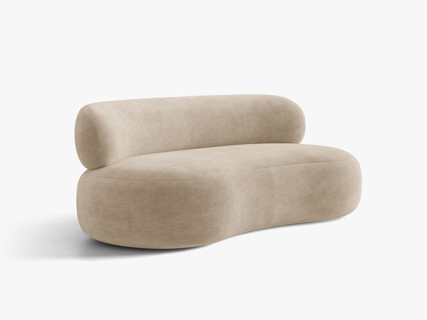 Aura — Sofa (186x101x75 cm) Dark Beige (Golden 21)