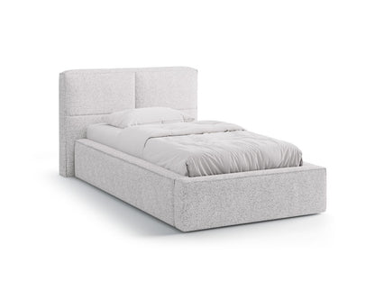 Darren — Bed Light Grey Melange (Puente 80) Black Plastic