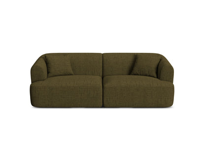 Campi — Sofa Green (Moly 38) Black Plastic