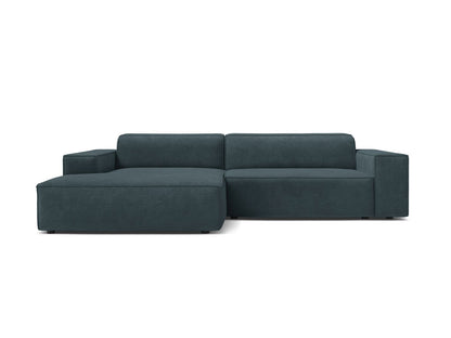 Jodie — Corner Sofa (224x162x77 cm) Deep Petrol (Liberty 13) Left