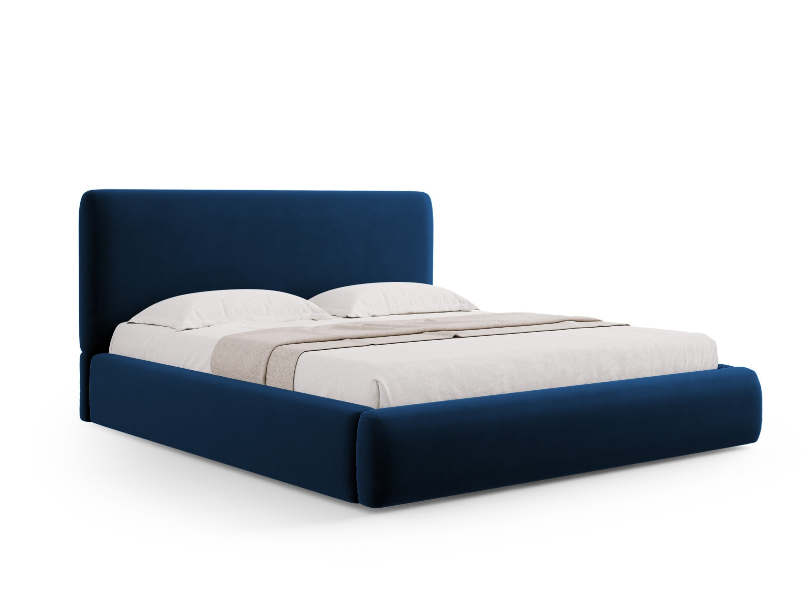 Colonel — voodi Royal Blue (Riviera 81) must plastik