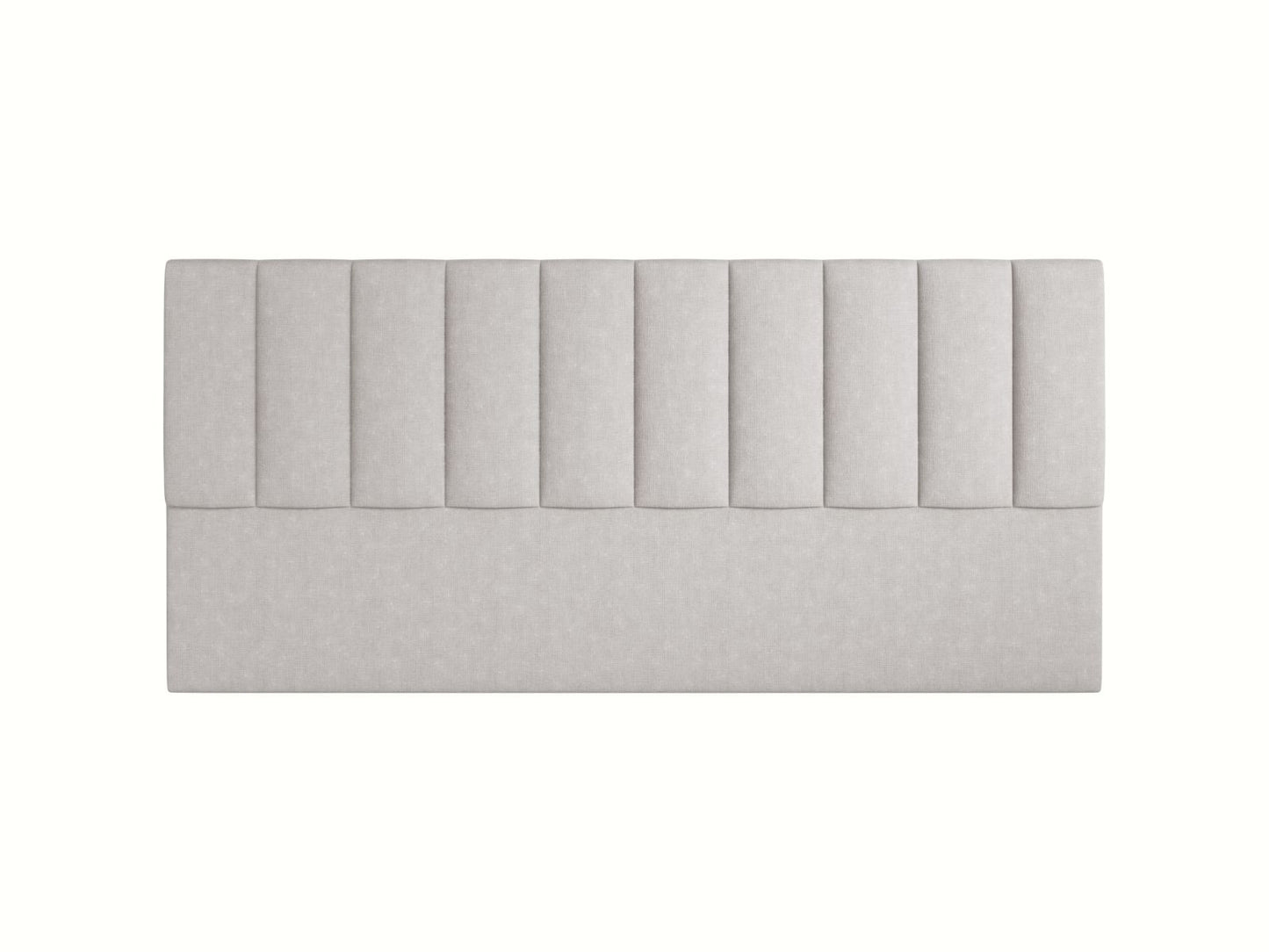 Marl — Headboard Light Grey (Liberty 18) Black Plastic