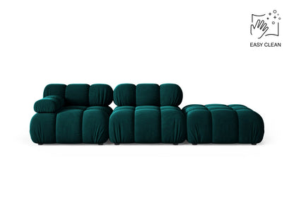 Bellis — Sofa (282x94x70 cm) Deep Petrol (Venus 2911) Right