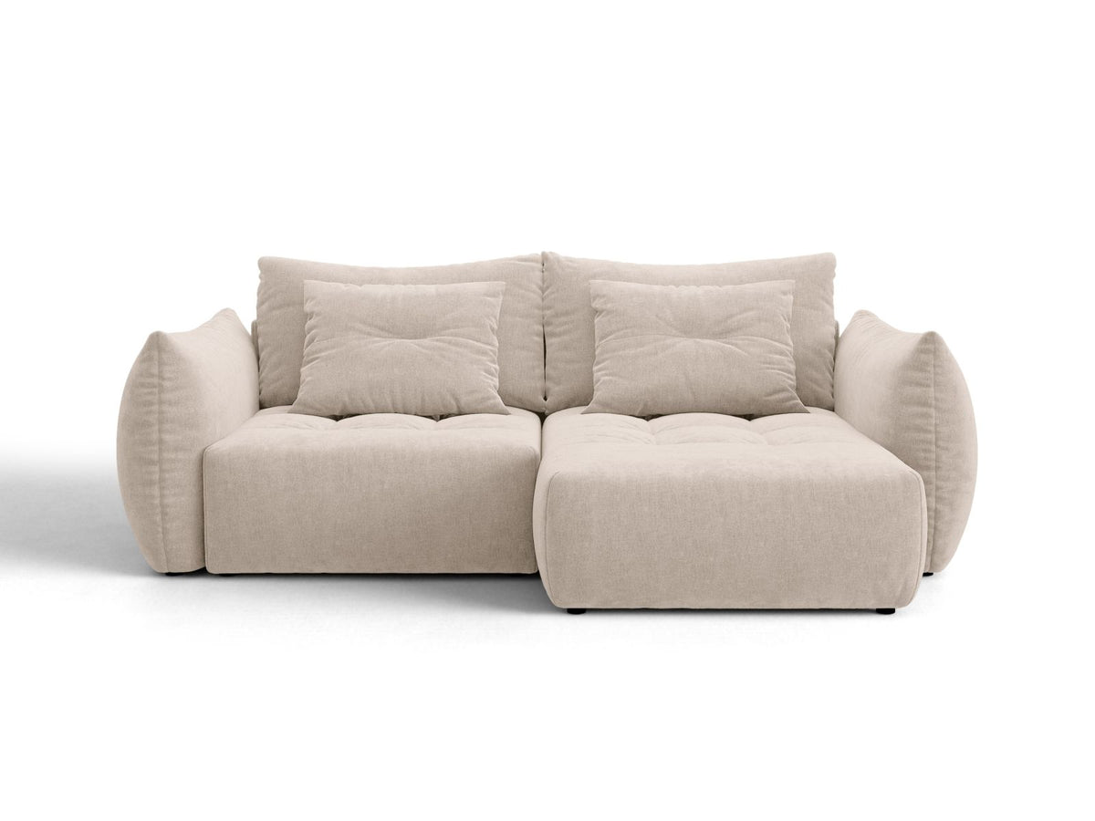 Bloom — Sofa (250x152x87 cm) Light Beige (Wind 05) Right