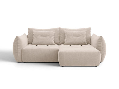 Bloom — Sofa (250x152x87 cm) Light Beige (Wind 05) Right
