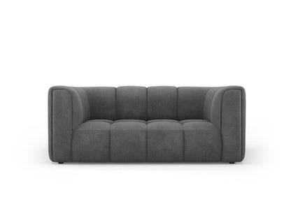 Moritz — Sofa Dark Grey (Rebel 3) Black Plastic