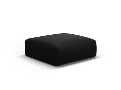 Matera — Pouf Black (Salvador 19) Black Plastic Left