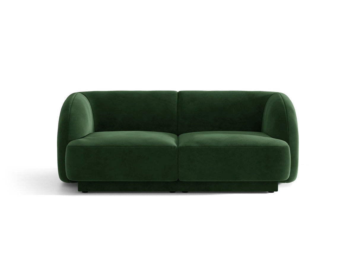Miley — Sofa Bottle Green (Venus 2940) Black Plastic