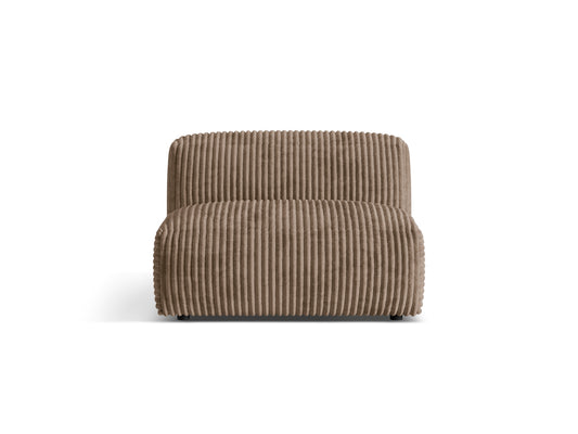 Martina — Modular Sofa Acorn (Tilia 17) Black Plastic