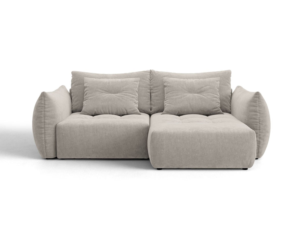 Bloom — Sofa (250x152x87 cm) Light Grey (Wind 84) Right