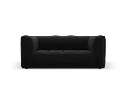 Moritz — Sofa Black (Bluvel 19) Black Plastic