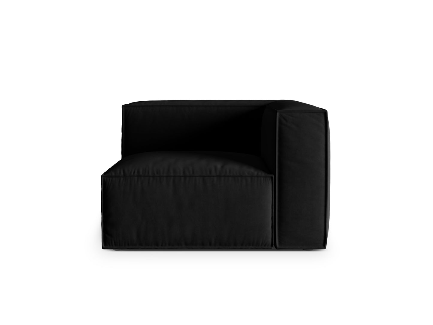 Nuria — Modular Sofa Black (Paris Black) Black Plastic