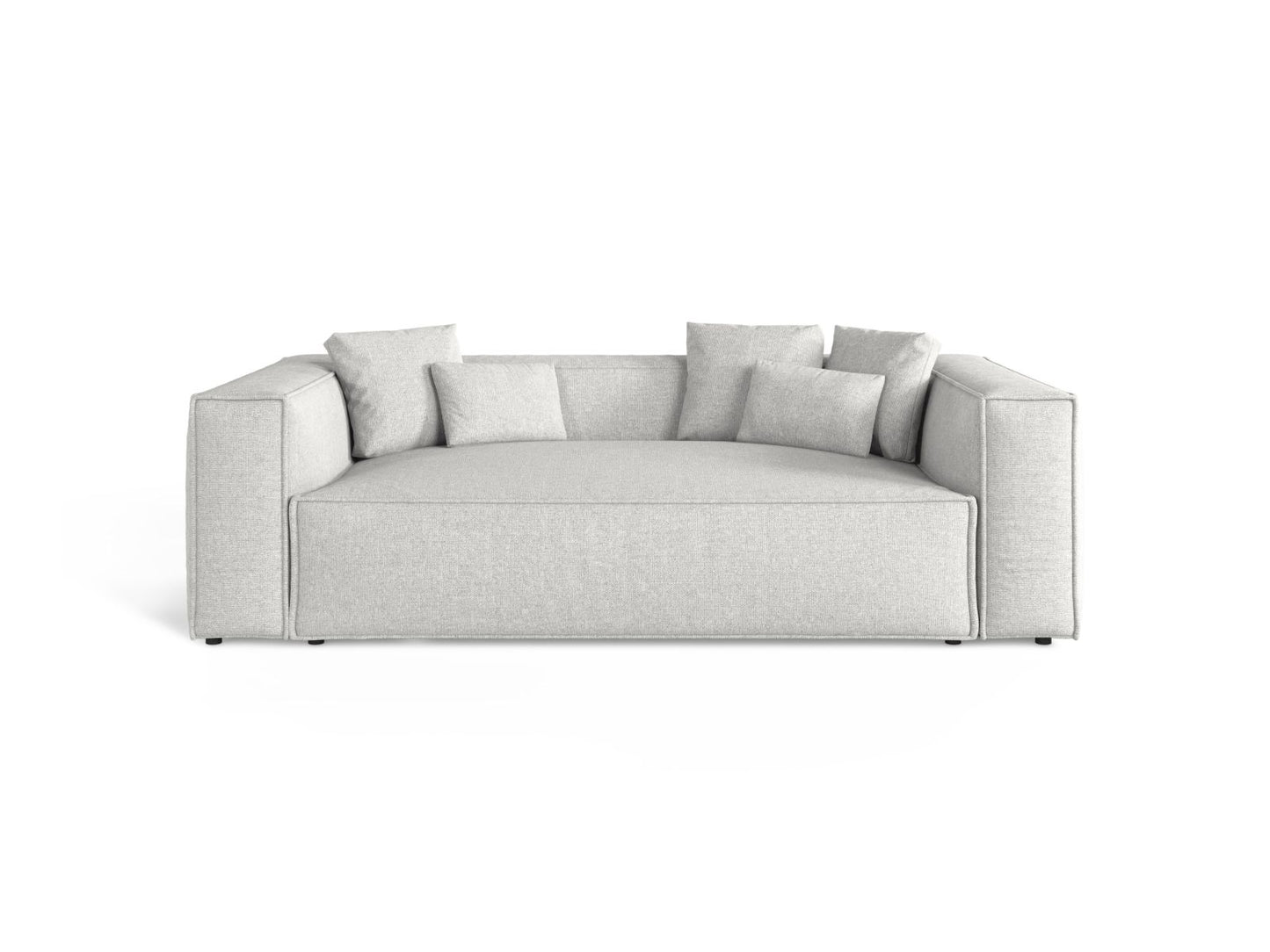 Aveiro — Diivan Silver (Eden 17 Silver) Must plastik