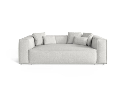 Aveiro — Diivan Silver (Eden 17 Silver) Must plastik