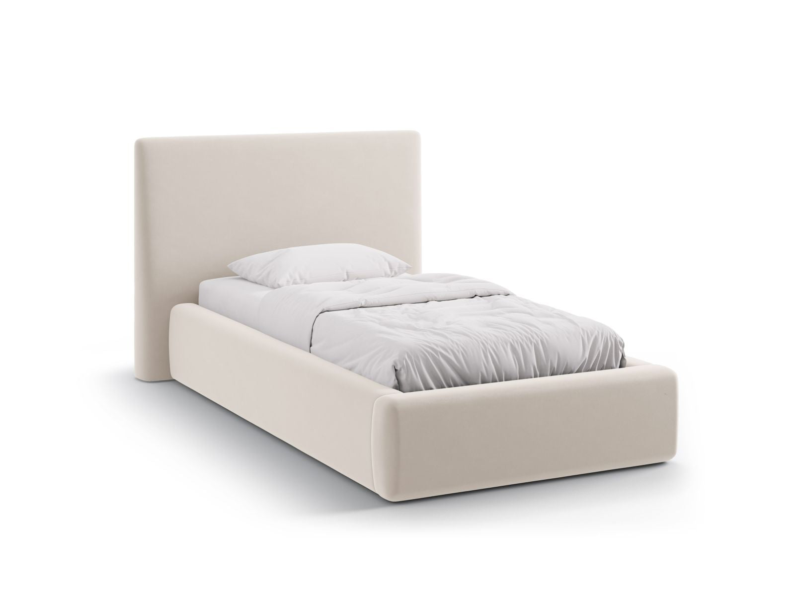 Asti — Voodi Ivory (Magic Velvet 2256) Must plastik