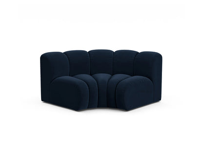 Lupine — Modular Sofa Royal Blue (Salvador 5) Black Plastic
