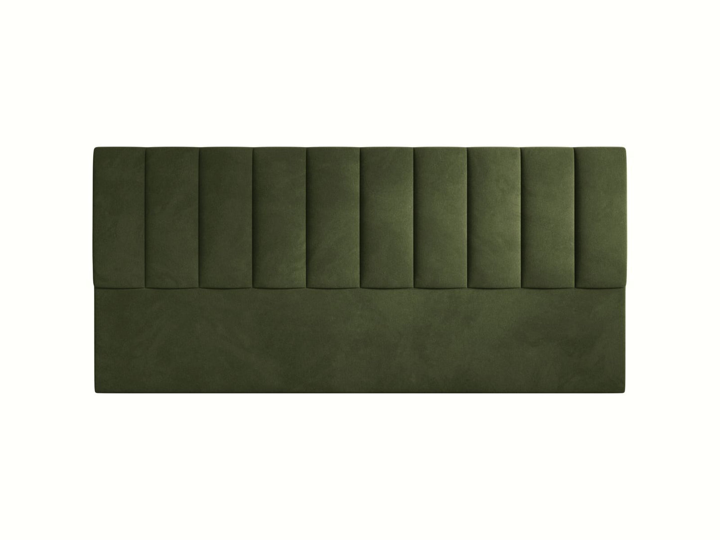 Marl — Headboard Army Green (Magic Velvet 2295) Black Plastic