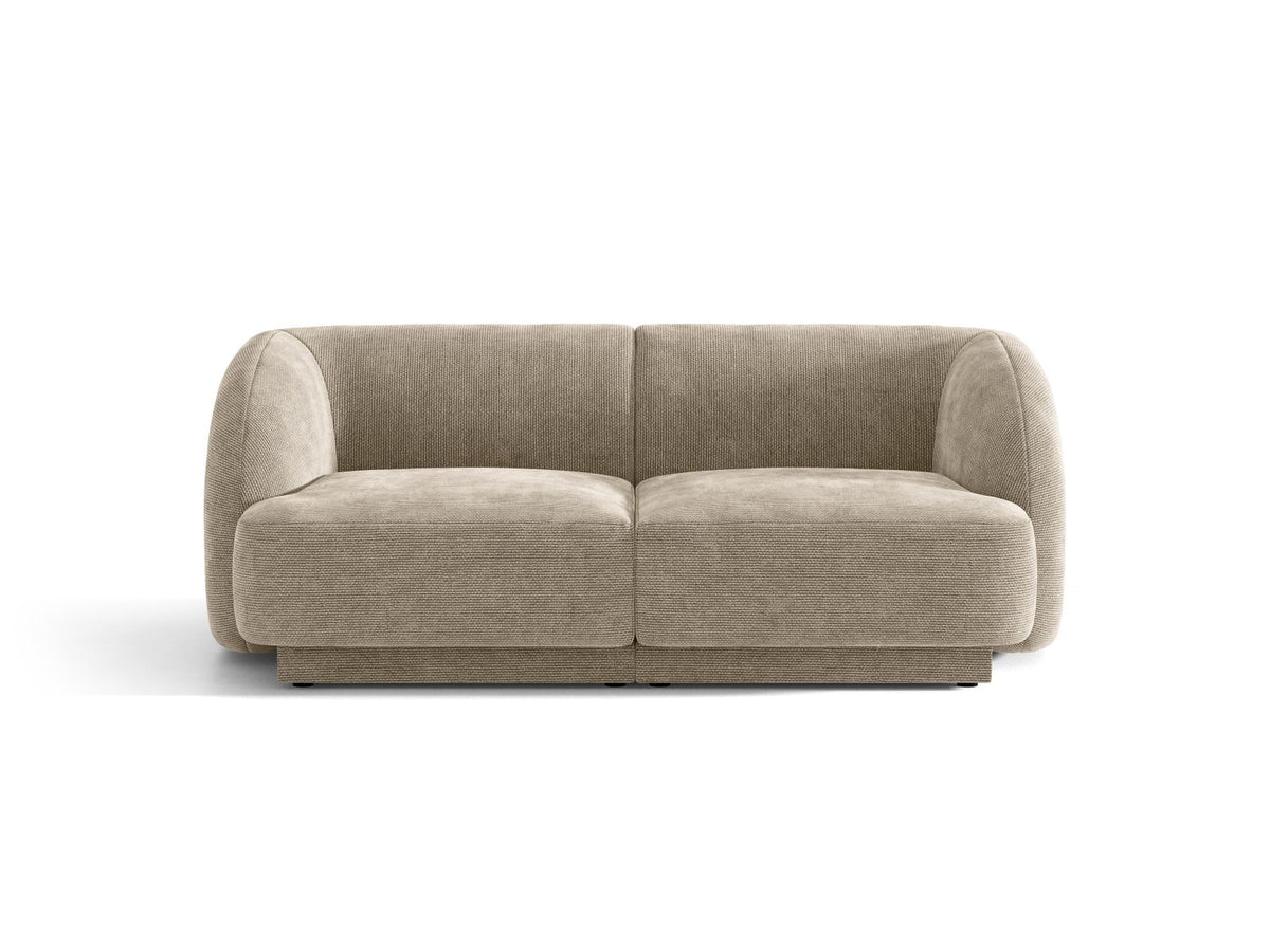 Miley — Sofa Beige (Haga 30) Black Plastic