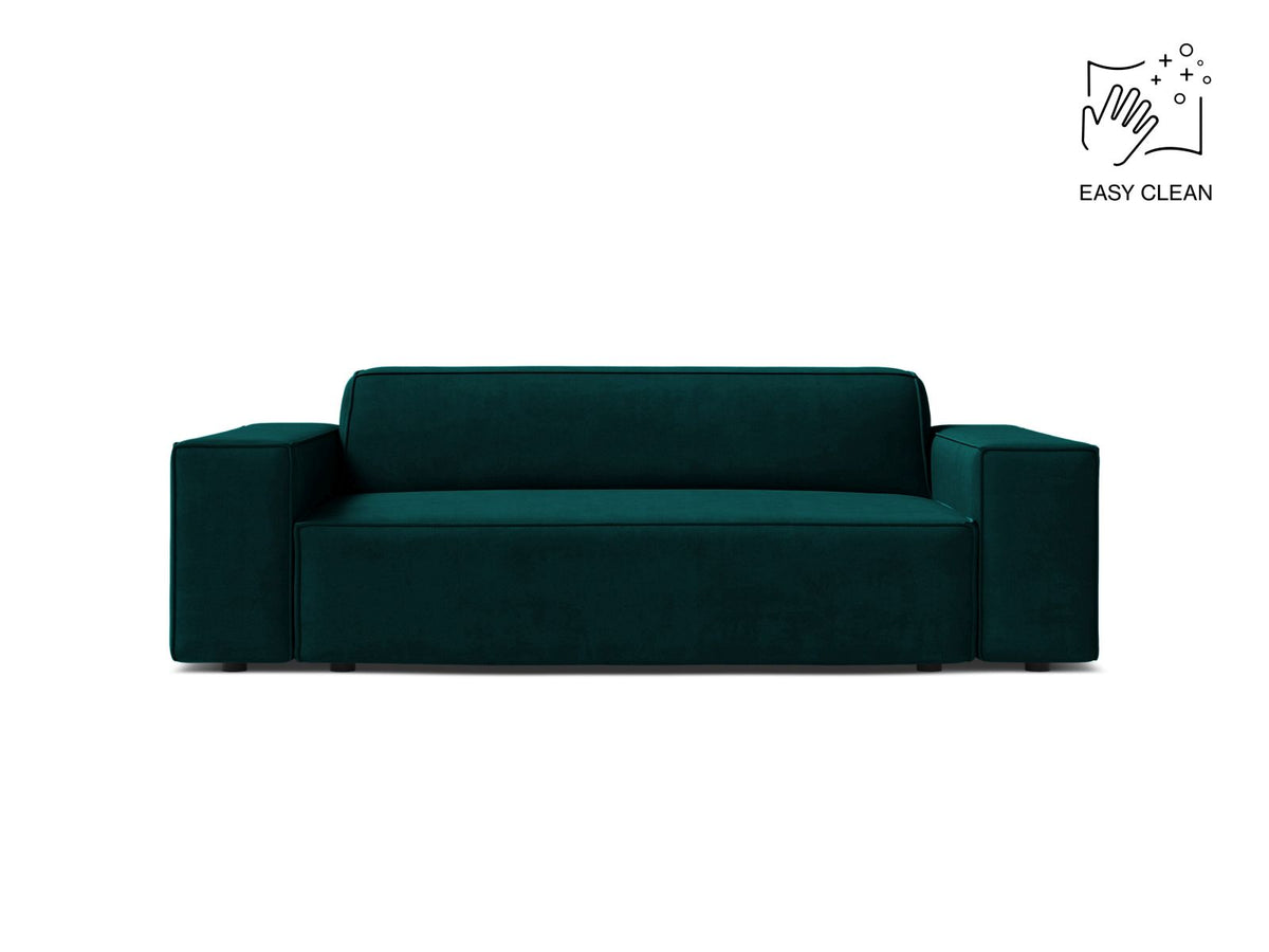 Jodie — Sofa Deep Petrol (Venus 2911) Black Plastic