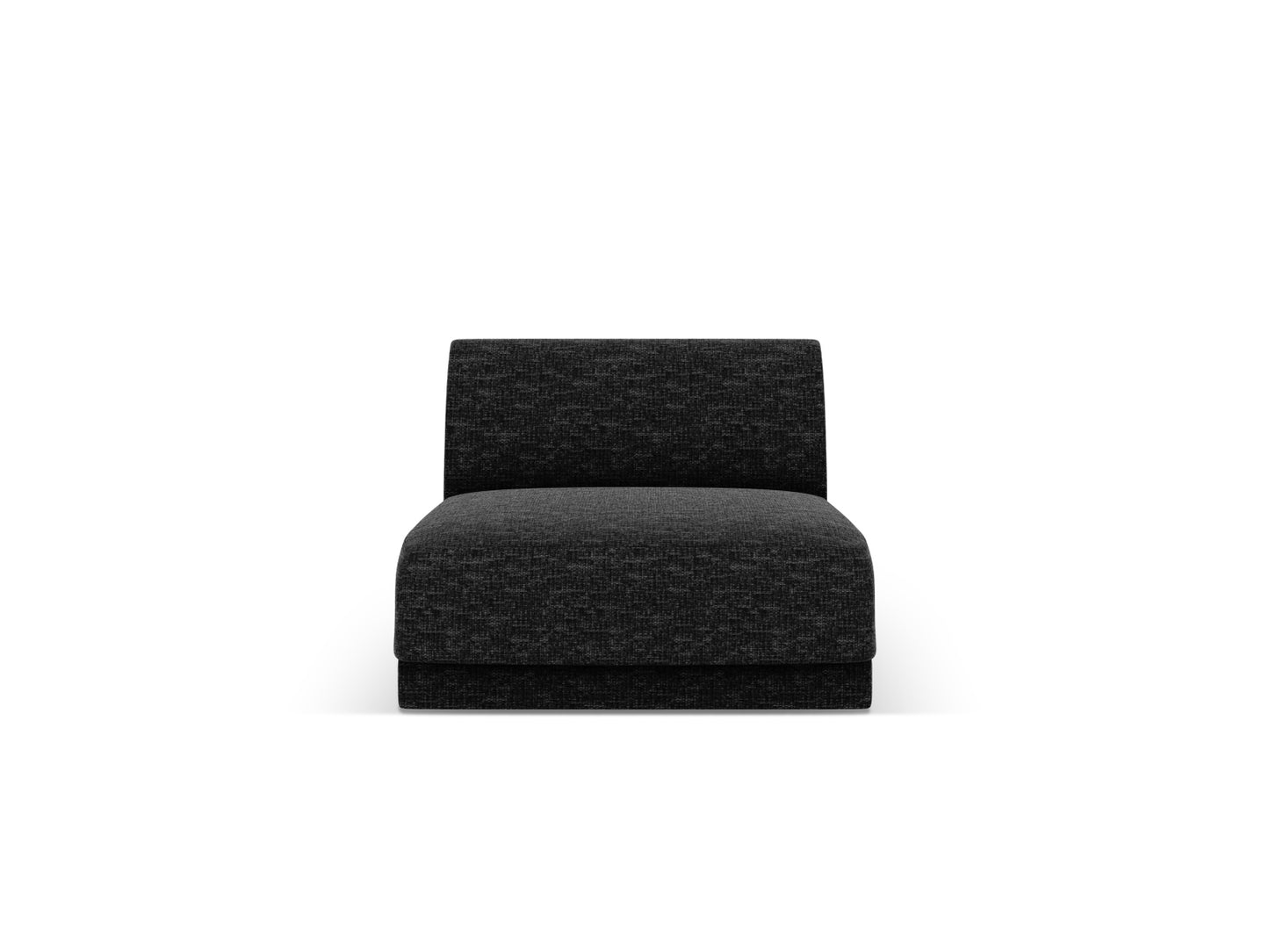 Miley — Modular Sofa Anthracite (Eden 21 Black) Black Plastic