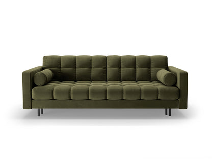 Bali — Sofa Green (Bluvel 77) Black Metal