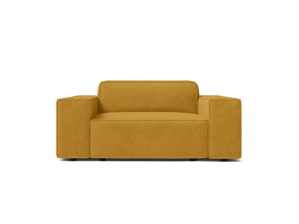 Jodie — Armchair Yellow (Liberty 11) Black Plastic
