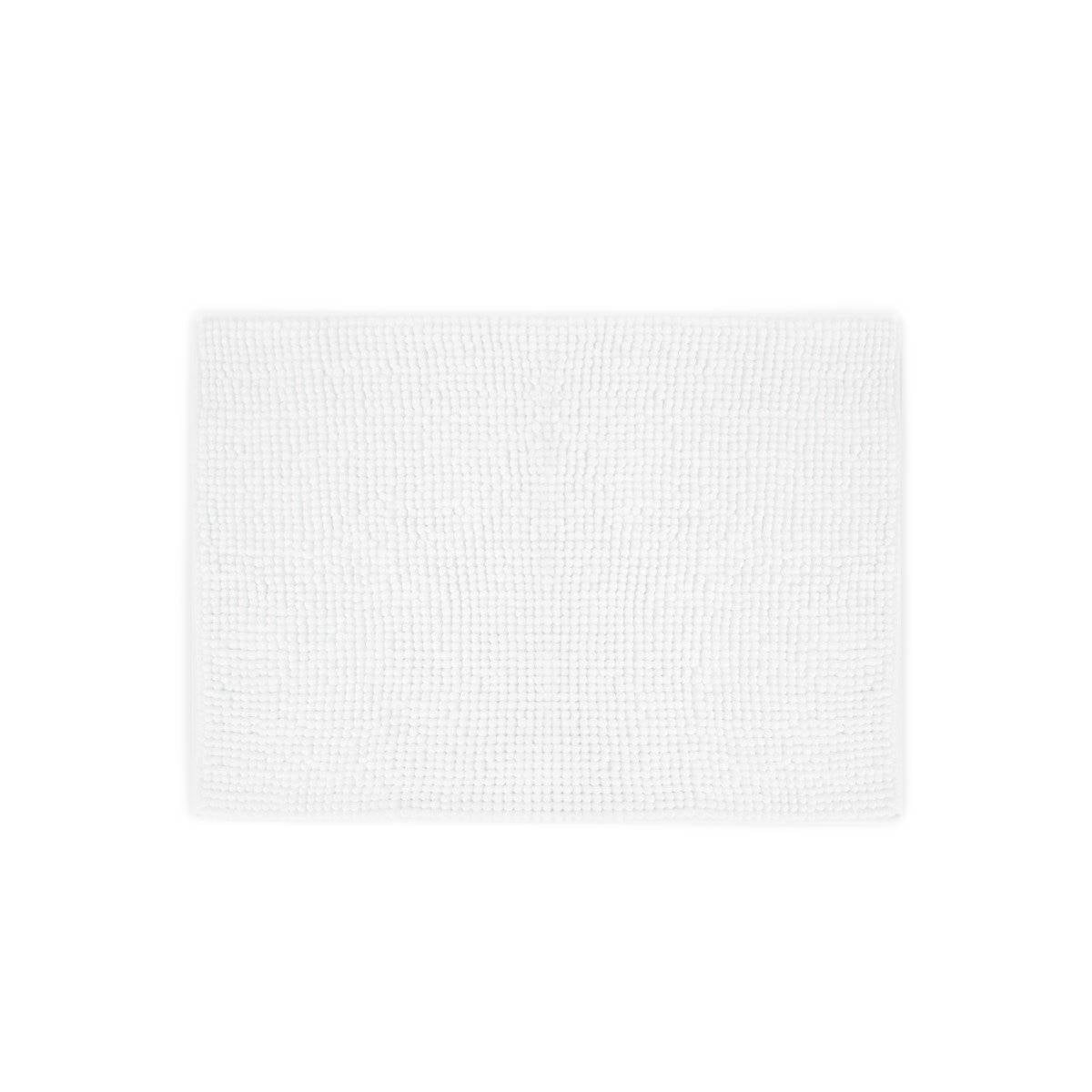 JON Anti-Slip White Bathroom Rug 50x70 cm