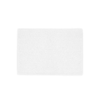 JON Anti-Slip White Bathroom Rug 50x70 cm