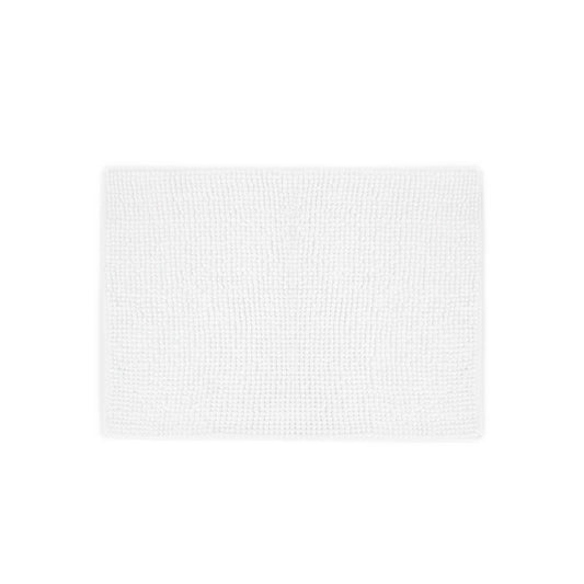 JON Anti-Slip White Bathroom Rug 50x70 cm