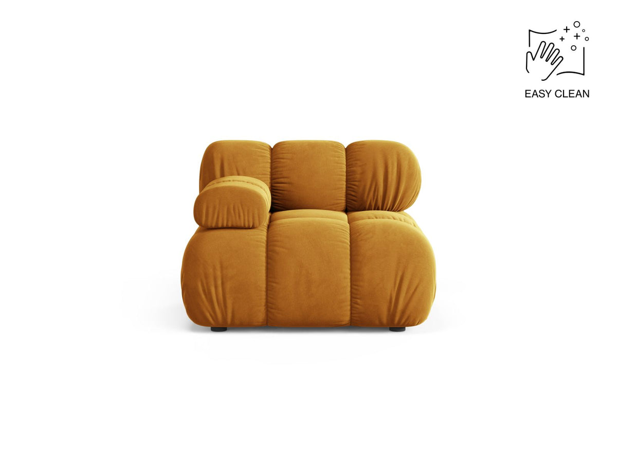 Bellis — Modular Sofa (94x94x70 cm) Yellow (Venus 2917) Left