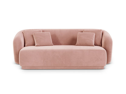 Gomera — Sofa Pink (Salvador 11) Black Plastic