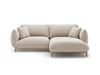 Ada — Corner Sofa (220x179x78 cm) Light Beige (Wind 05) Right