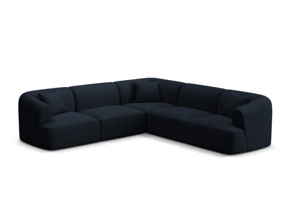 Campi — Corner Sofa Royal Blue (Moly 79) Black Plastic