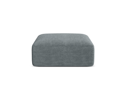Campi — Pouf Dark Grey (Lincoln 94D) Black Plastic