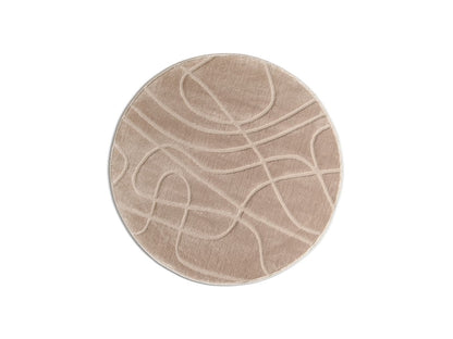 Tana — Rug (133x133x1.25 cm) Beige (Beige RE04)