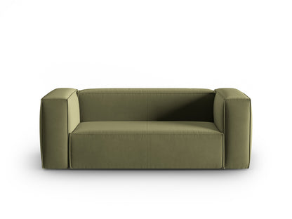 Mackay — Sofa Light Green (Casino Forest) Black Plastic
