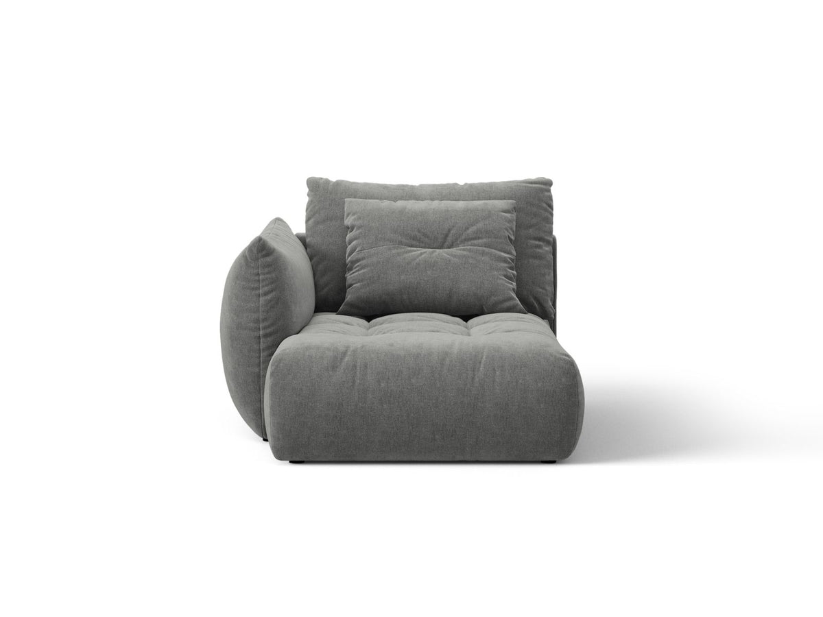 Bloom — Chaise Longue (112x152x97 cm) Dark Grey (Wind 89) Left