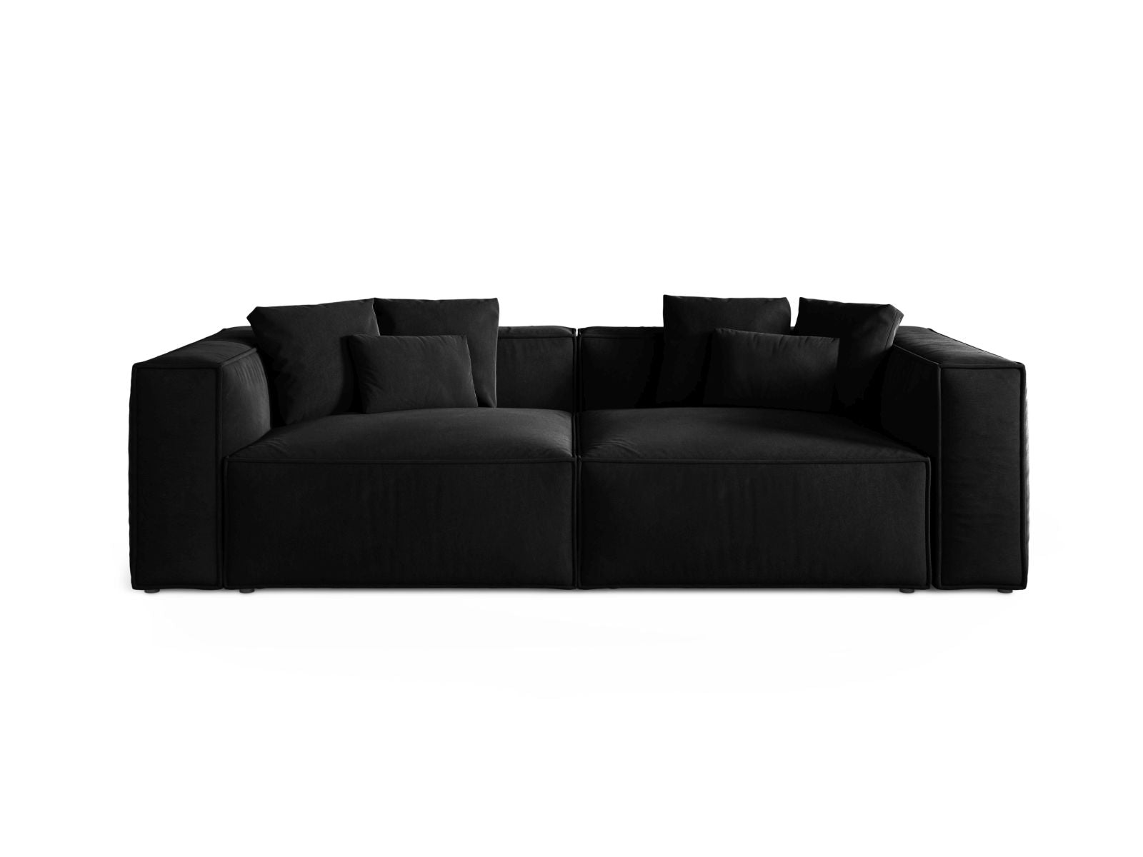 Aveiro — Diivan Must (Casino Black) Must plastik